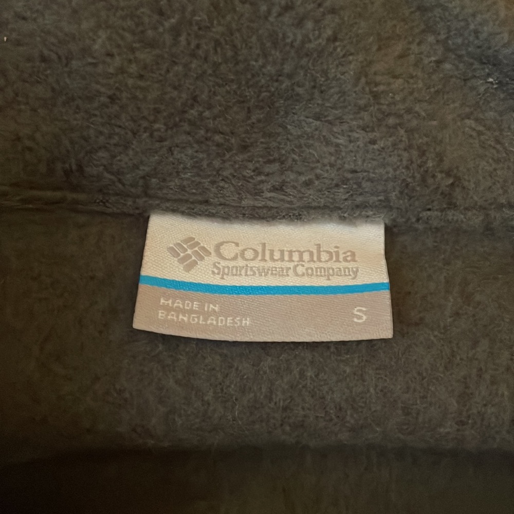 Green/Gray men’s Columbia  pullover - Picture 3 of 4